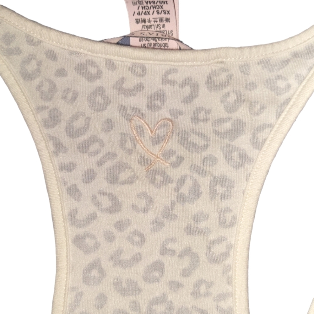 VS Leopard Print Racerback Tank Size S - Picture 3 of 5